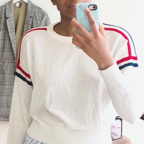 Garage Tops - Garage Stripe Detail Knit L/S Top